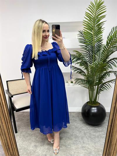 Prenses Model Saks Düz Renk