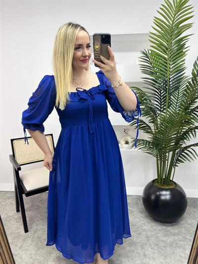 Prenses Model Saks Düz Renk