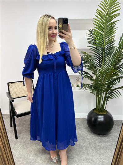 Prenses Model Saks Düz Renk