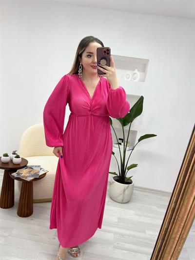 Şeker Pembe Düğüm Detaylı Reserved Marka Elbise