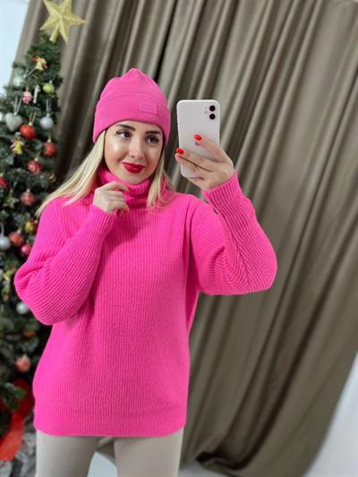 Şeker Pembe Yumoş Kazak