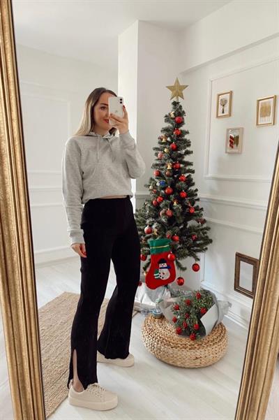 Siyah Triko Pantolon