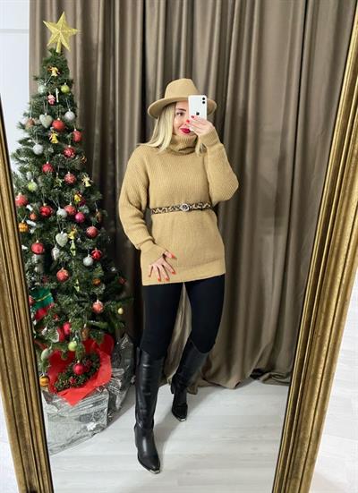 Sütlü Kahve Yumoş Kazak