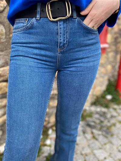 Topshop Yüksek Bel Hafif İspantol Fit Jean