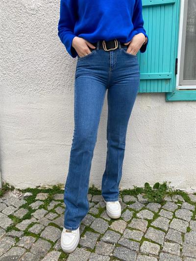 Topshop Yüksek Bel Hafif İspantol Fit Jean