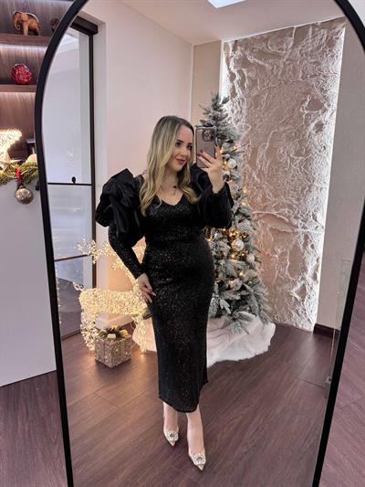 Valentina Payet Tasarım Elbise Siyah
