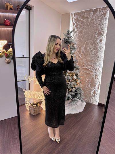 Valentina Payet Tasarım Elbise Siyah