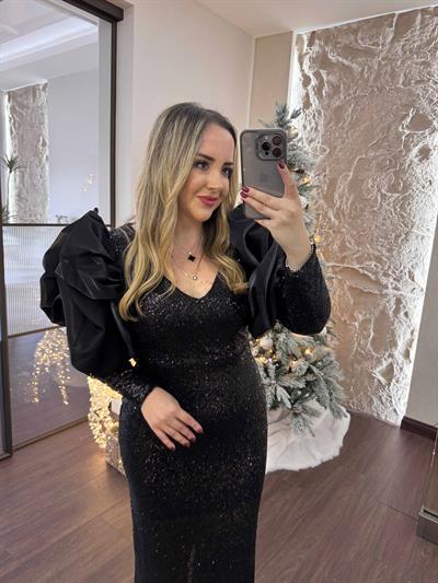 Valentina Payet Tasarım Elbise Siyah