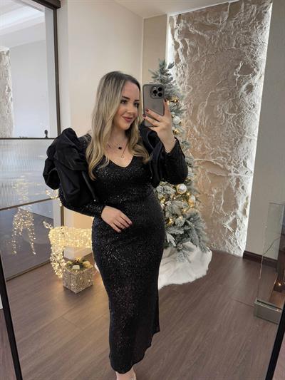 Valentina Payet Tasarım Elbise Siyah