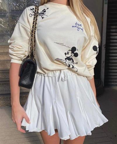 Volanlı Orj Marka Etek