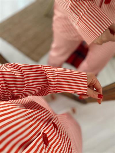 Yilbaşi Pijama Takımı Poplin Kumaş