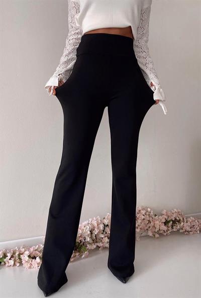 Yüksel Bel İspanyol Tayt Pantolon