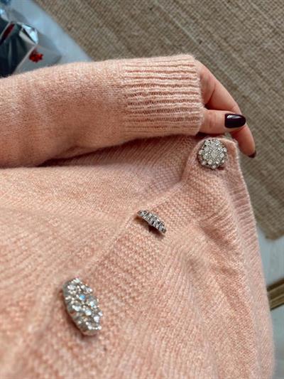 Orj Marka Bebe Yaka Taş Düğleli Hırka