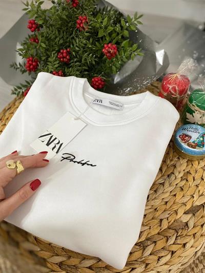 Orj Marka Beyaz Sweat