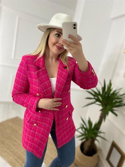 Orj Marka Pembe Tüvit Ceket