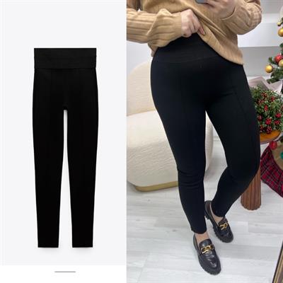 Orj Marka Beli Geniş Lastikli Tayt Pantolon