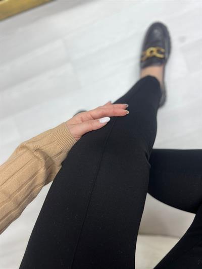 Orj Marka Beli Geniş Lastikli Tayt Pantolon