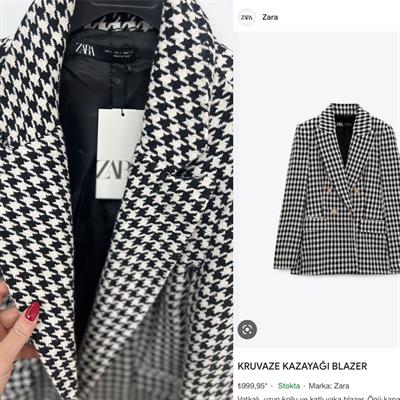 Orj Marka Kazayağı Tüvit Ceket