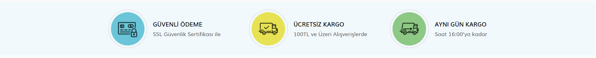 Reyyan Oyuncak - Güvenli Ödeme, Ücretsiz Kargo ve Aynı Gün Kargo Hizmetleri. SSL güvenlik sertifikası ile güvenli ödeme, 100 TL üzeri ücretsiz kargo, saat 16:00'ya kadar aynı gün kargo imkanı.