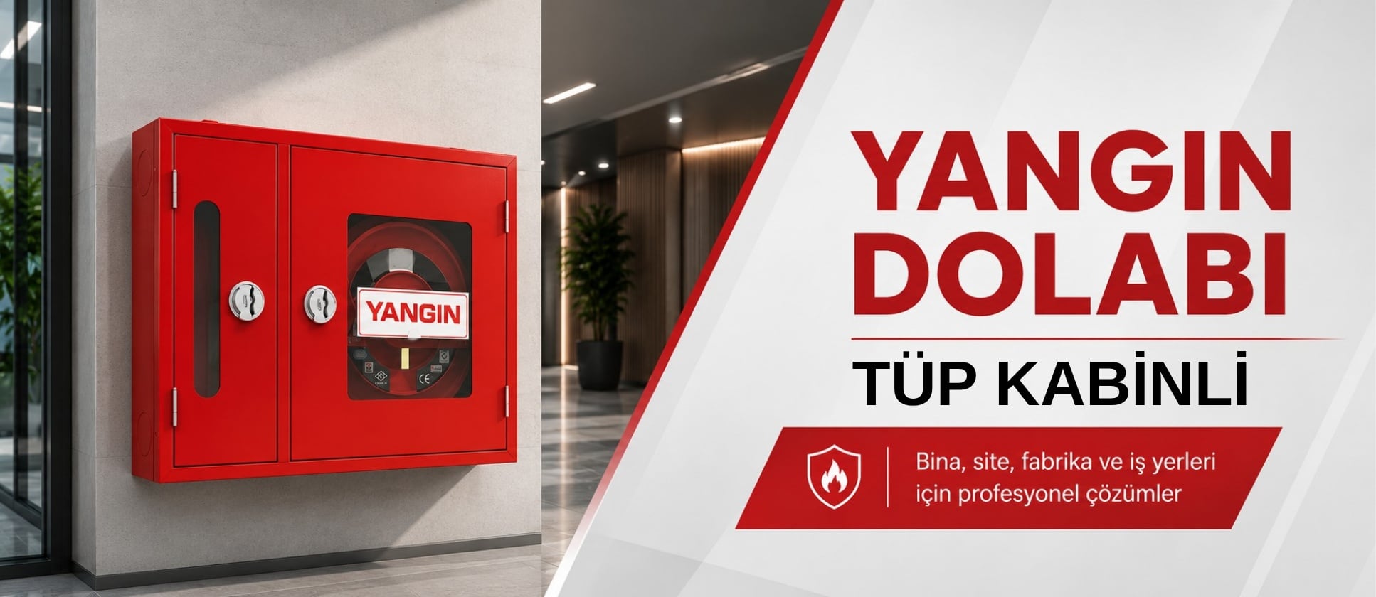 Yangın Dolabı Cam Kapak