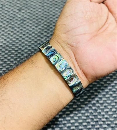 Abalon Sedef Doğaltaş Roleks ( Rolex ) Özel Kesim Bileklik  