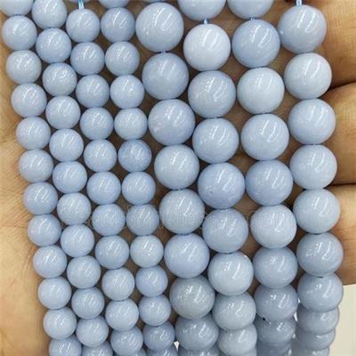 Anjelit Doğal Taş Dizi 8 mm Küre Kesim  