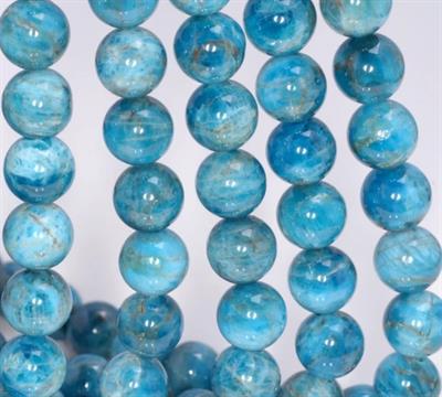 Apatit Doğal Taş Dizi 8 mm Küre Kesim 