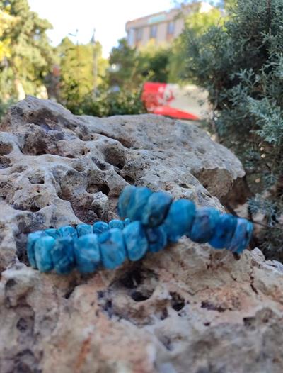 Apatit Doğaltaş Roleks ( Rolex ) Özel Kesim Bileklik