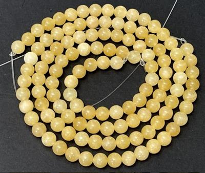 Aragonit Doğal Taş Dizi 8 mm Küre Kesim 