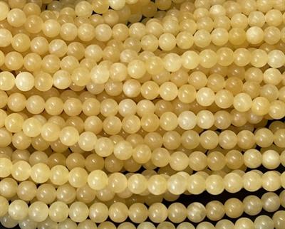 Aragonit Doğal Taş Dizi 8 mm Küre Kesim 