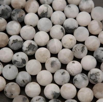 Ay Taşı Doğal Taş Dizi 8 mm Küre Kesim 