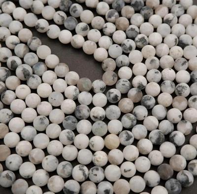 Ay Taşı Doğal Taş Dizi 8 mm Küre Kesim 