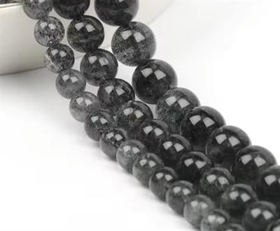Biyotit ( Biotite ) Doğal Taş Dizi 8 mm Küre Kesim  