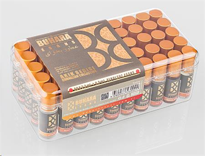 Buhara Esans Akik Serisi Metal Kapak Alkolsüz 1 Kutu 3.3 Ml 50 li Hac Ve Umre İçin Dağıtmalık 