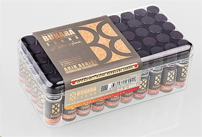 Buhara Esans Akik Serisi Metal Kapak Alkolsüz 1 Kutu 3.3 Ml 50 li Hac Ve Umre İçin Dağıtmalık 