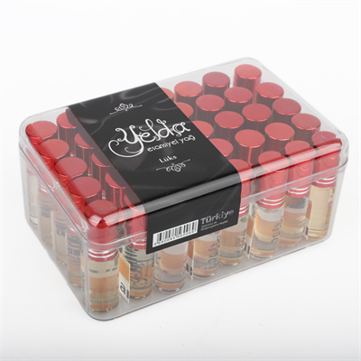 Buhara Esans Yelda Serisi Metal Kapak Alkolsüz 1 Kutu 5 Ml 40 lı Hac Ve Umre İçin Dağıtmalık 