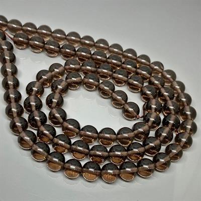 Dumanlı Kuvars Doğal Taş Dizi 8 mm Küre Kesim 