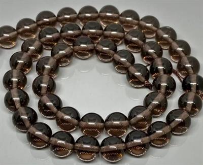 Dumanlı Kuvars Doğal Taş Dizi 8 mm Küre Kesim 