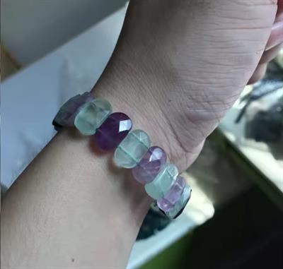 Florit Doğaltaş Roleks ( Rolex ) Özel Kesim Bileklik 