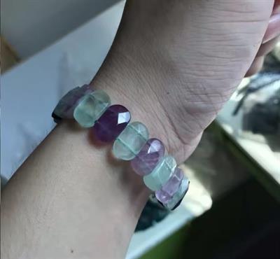 Florit Doğaltaş Roleks ( Rolex ) Özel Kesim Bileklik 