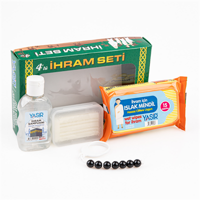 İHRAM KOKUSUZ SET YASİR ( 4 PARÇA ) EKO