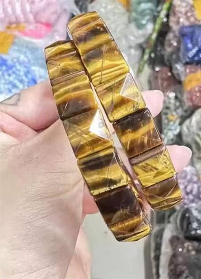 Kaplangözü ( Kare Kesim ) Doğaltaş Roleks ( Rolex ) Özel Kesim Bileklik 