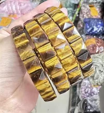 Kaplangözü ( Kare Kesim ) Doğaltaş Roleks ( Rolex ) Özel Kesim Bileklik 