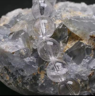 Kristal Doğaltaş Bileklik 8 mm 