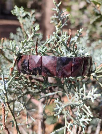 Lal ( Garnet ) Doğaltaş Roleks ( Rolex ) Özel Kesim Bileklik  