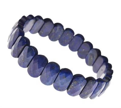 Lapis Lazuli Doğaltaş Roleks ( Rolex ) Özel Kesim Bileklik