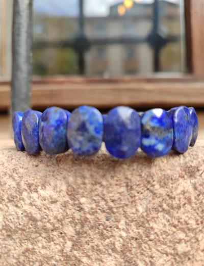 Lapis Lazuli Doğaltaş Roleks ( Rolex ) Özel Kesim Bileklik