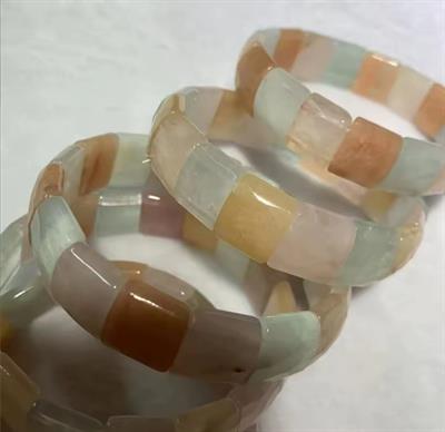 Morganit Doğaltaş Roleks ( Rolex ) Özel Kesim Bileklik  