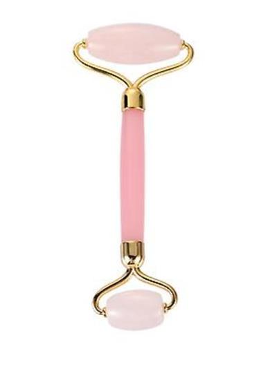 Pembe Kuvars Doğal Taş Roller Çift Taraflı Masaj Aleti ( 5 Adet Yılancık Taşı Hediyeli )