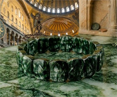 Serafinit Taşı Roleks ( Rolex ) Özel Kesim Bileklik  